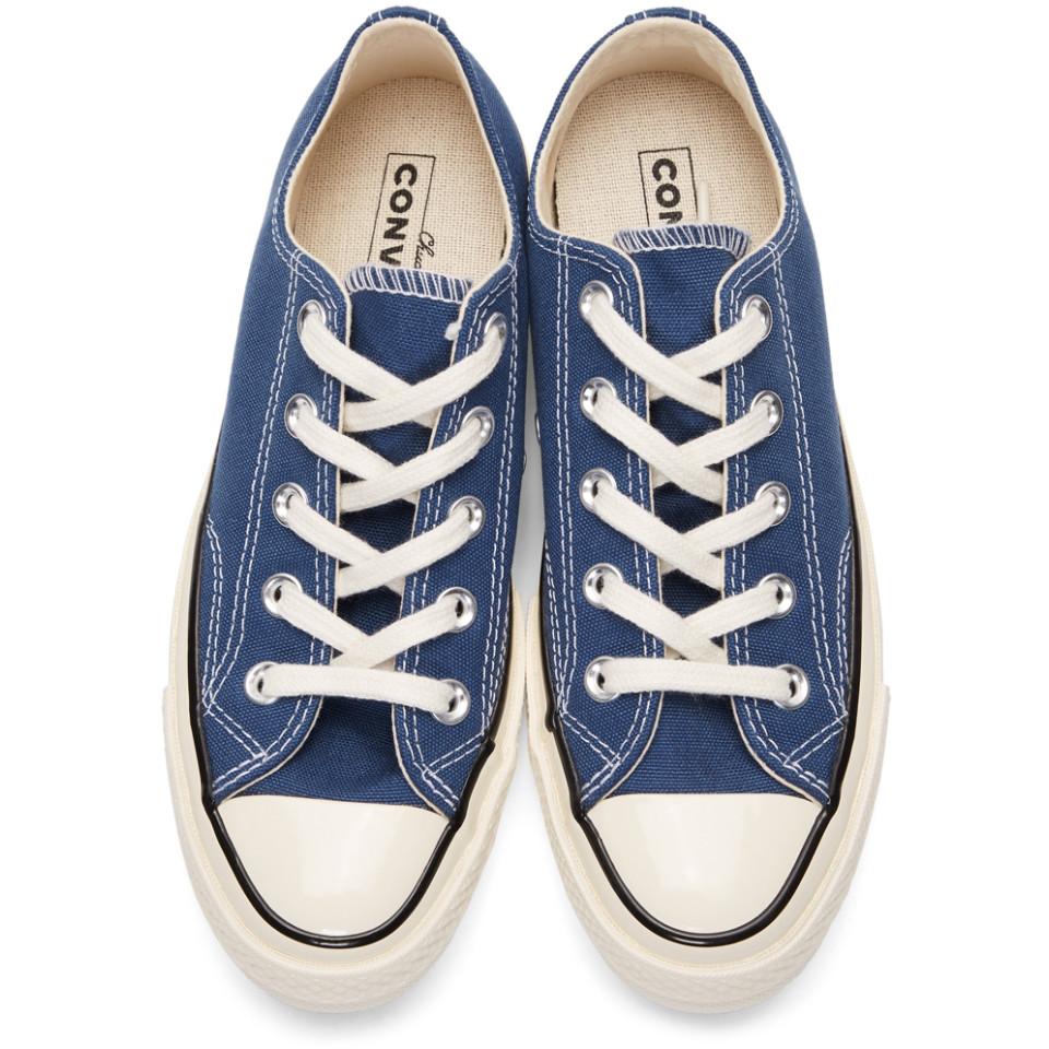 Converse Navy Chuck 70 Low Sneakers in Blue - Lyst