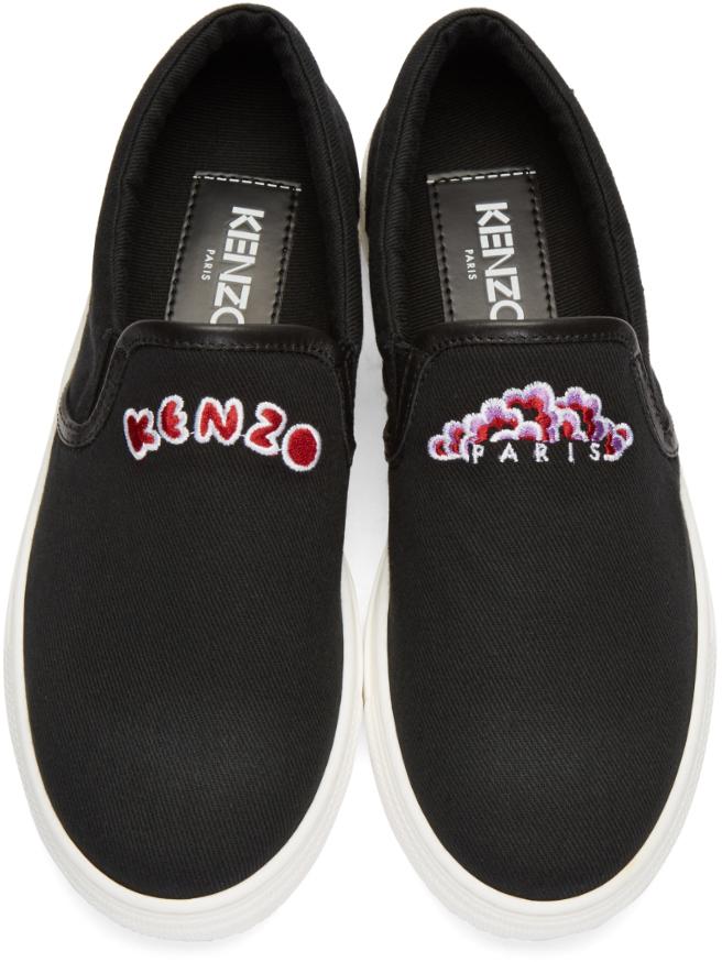 kenzo slip ons womens