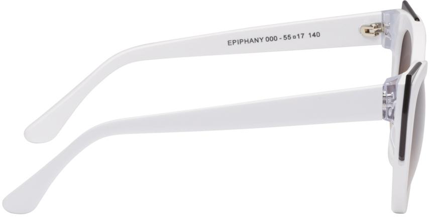 Thierry Lasry White Epiphany Cat-eye Sunglasses in Black ...