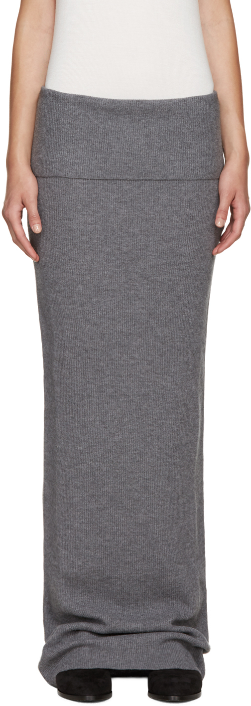 Grey Wool Skirt 74