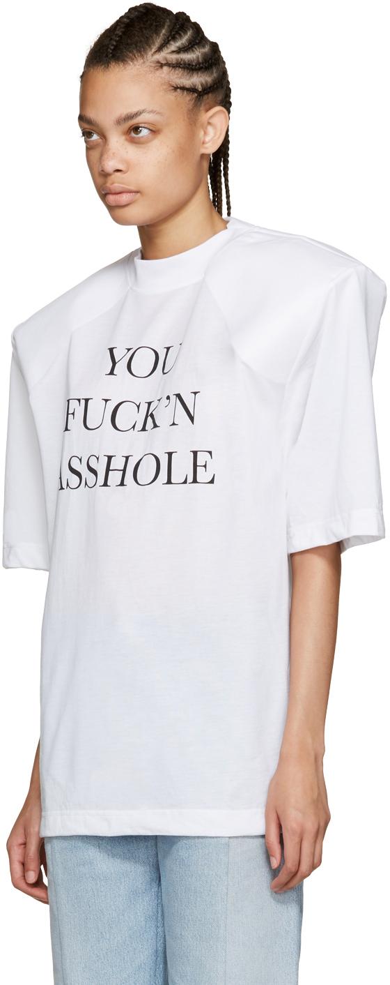 Fucking asshole tee shirt Boob squeezing scene