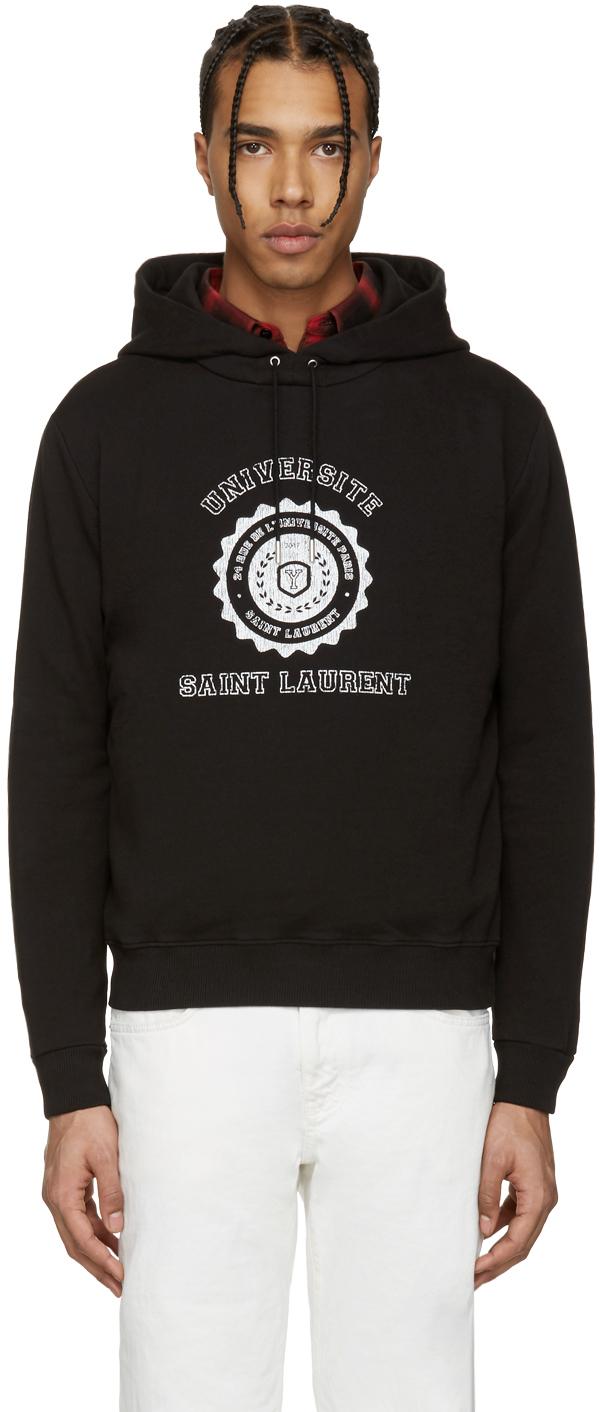 saint laurent logo hoodie sale