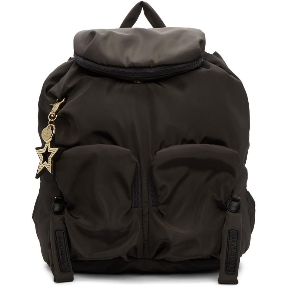 See By Chloé Grey Joy Rider Backpack in Gray - Lyst