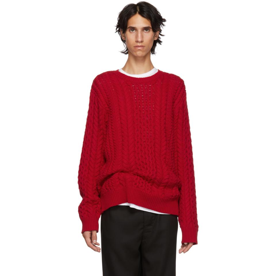 Red Marjan Sies Men's Sweater Lou Cable 0wvHwq