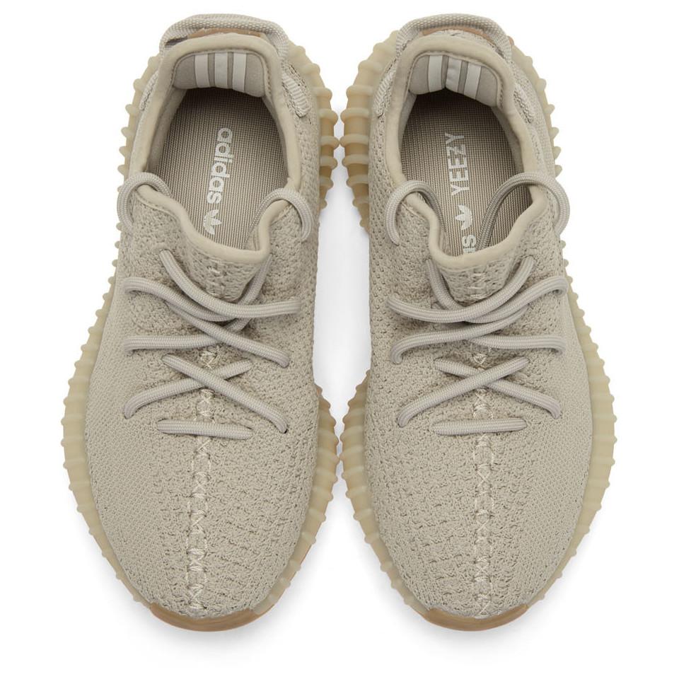 Yeezy Rubber Beige Boost 350 V2 Sneakers in Natural for Men - Lyst
