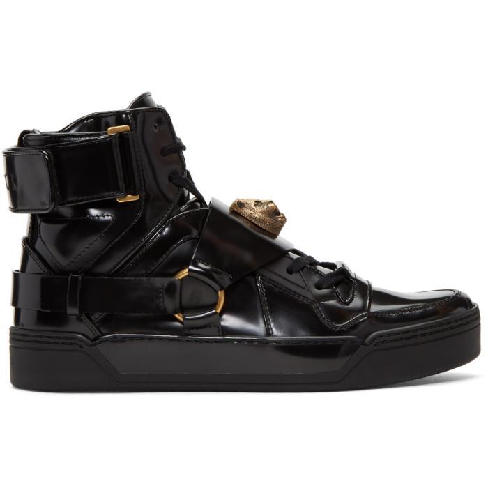 gucci black tiger sneakers