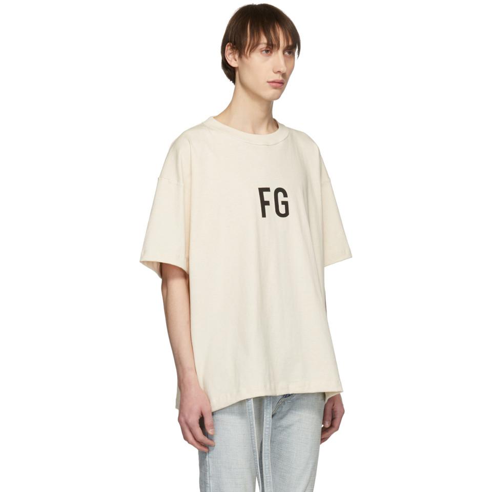 fear of god t shirt sizing