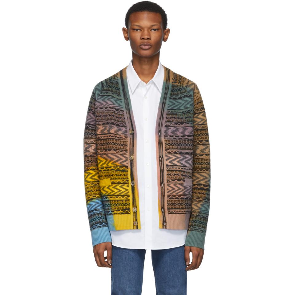 Missoni Multicolor Knit Tie  dye Cardigan  for Men  Lyst