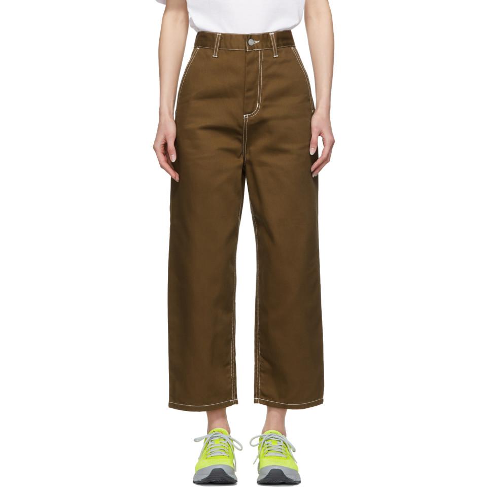 Brun Carhartt Lyst Wip En Armanda Coloris Marron Pantalon 0ywmOv8Nn