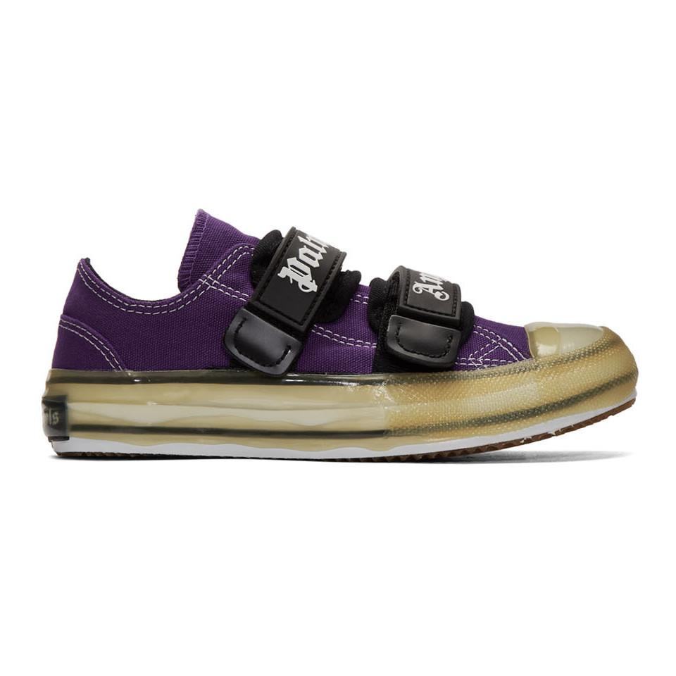 palm angels velcro vulcanized sneakers