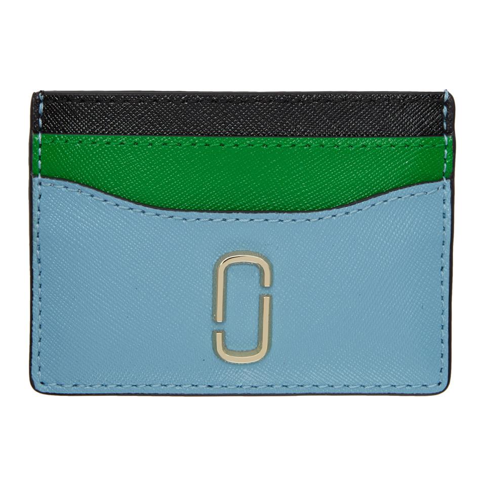 Marc Jacobs Blue Snapshot Card Holder in Green - Lyst