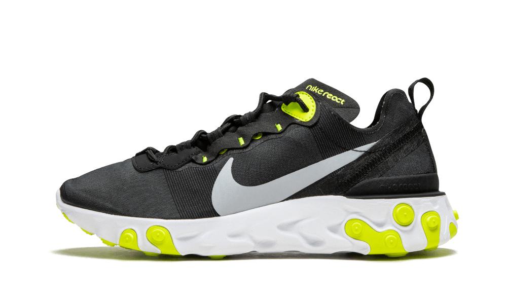 womens black nike react element