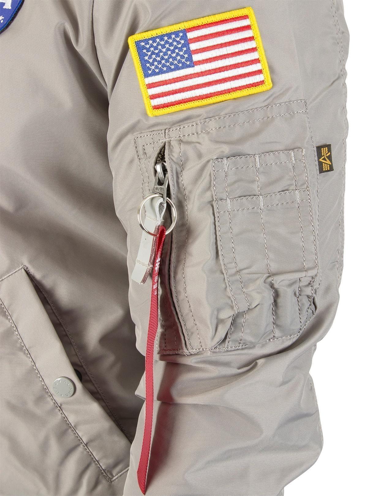 nasa silver bomber jacket
