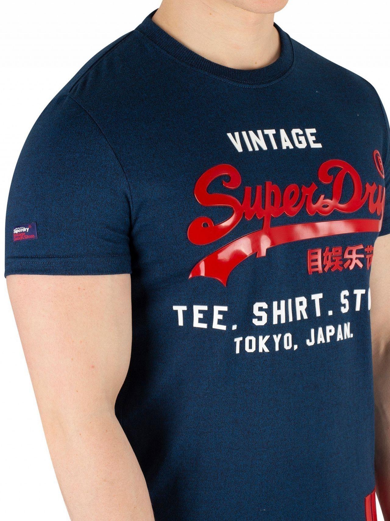 superdry blue tshirt