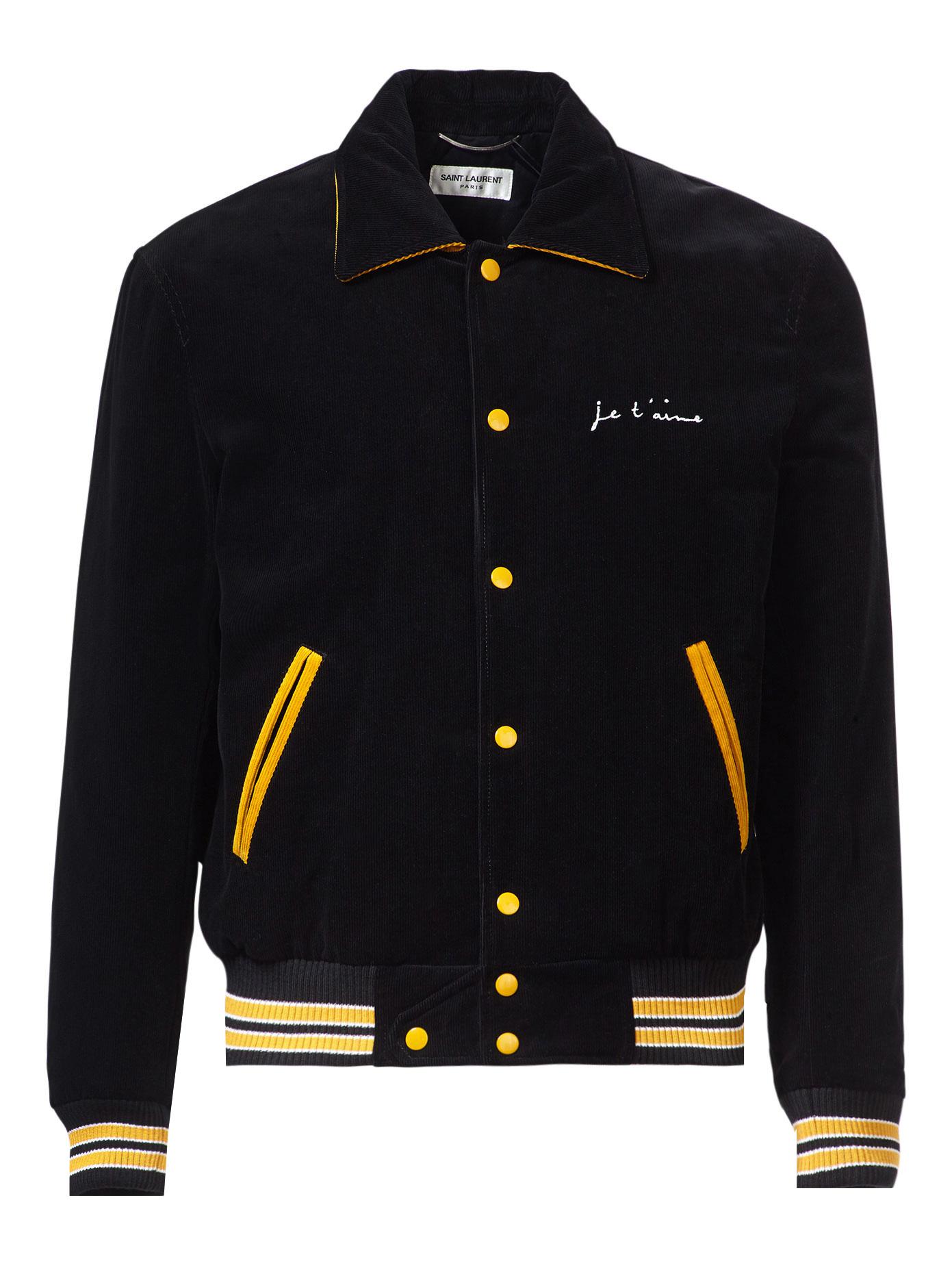 mens saint laurent teddy jacket