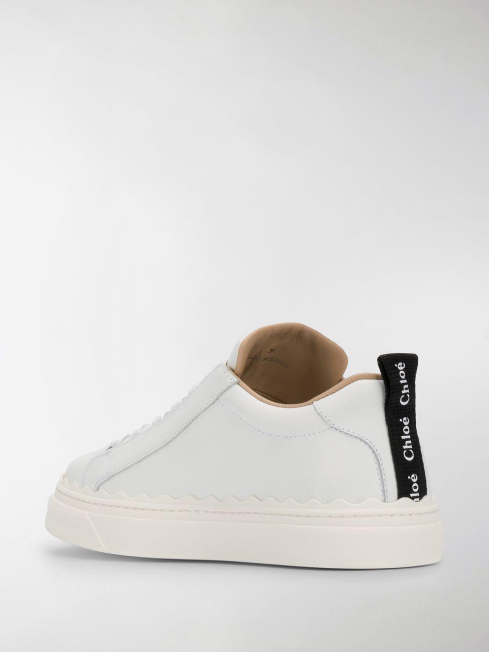 Chloé Lauren Sneakers in White - Lyst