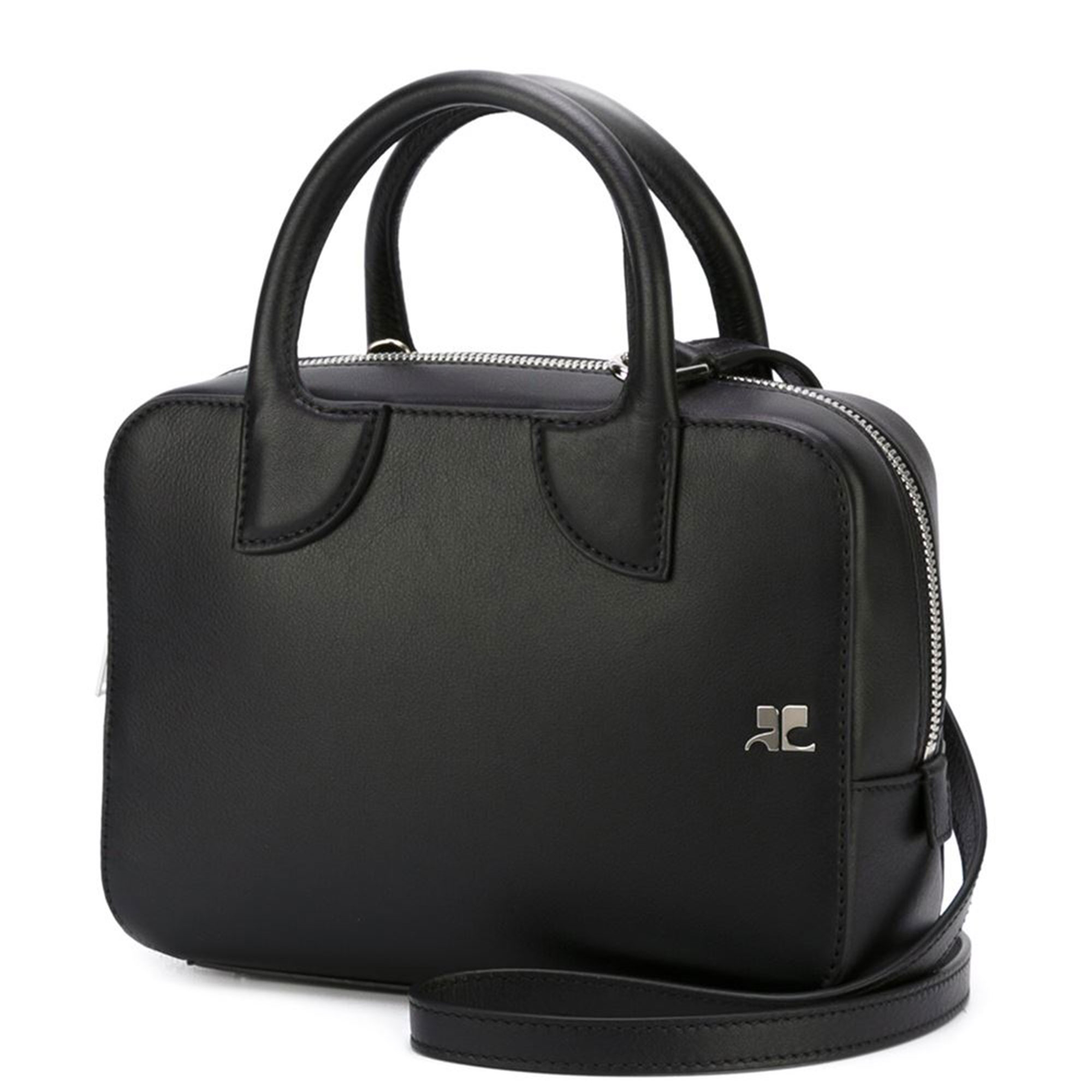 Courreges Mini Bag in Black - Lyst