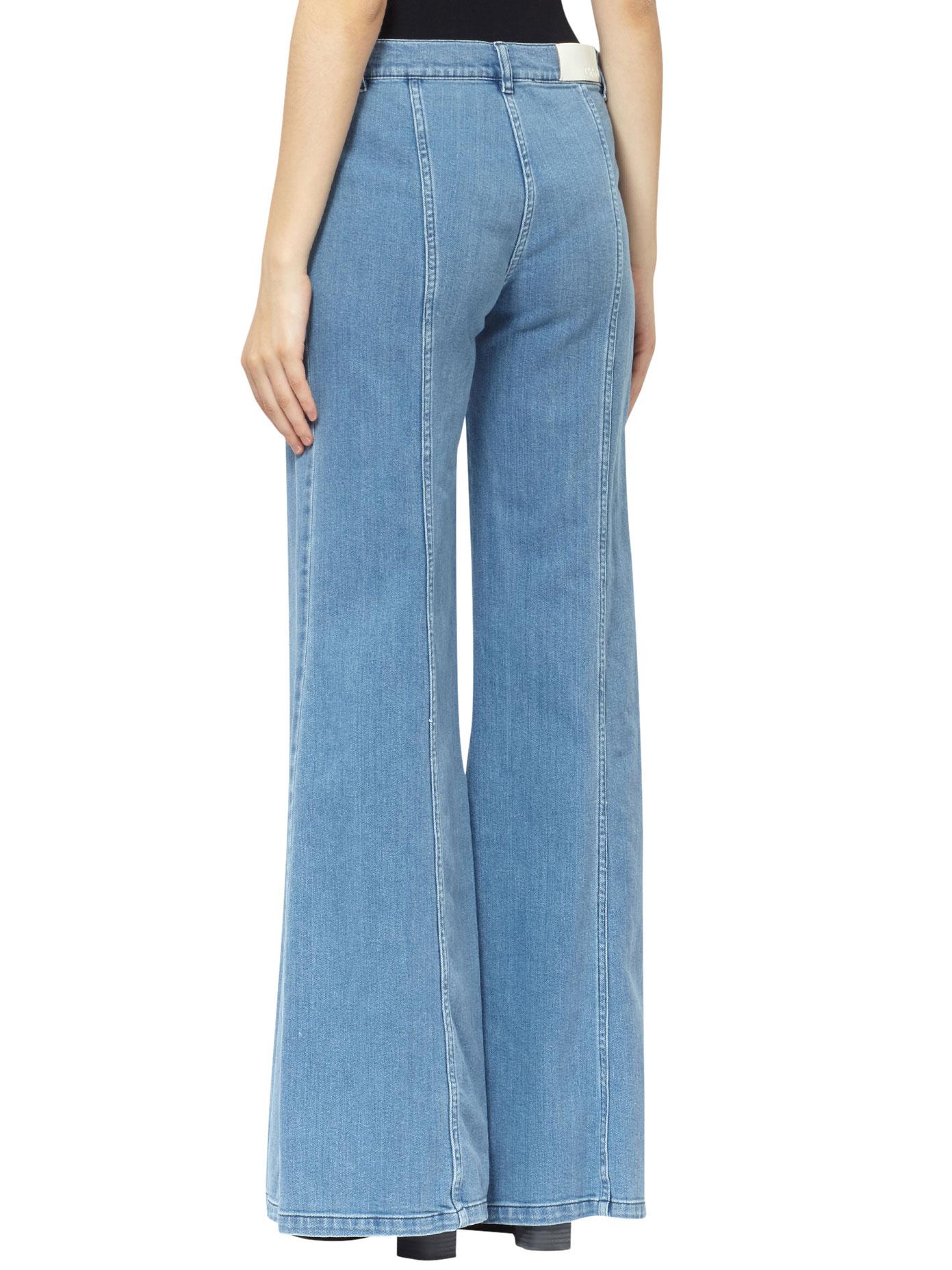 Lyst - Chloé Mid-rise Flared Jeans in Blue