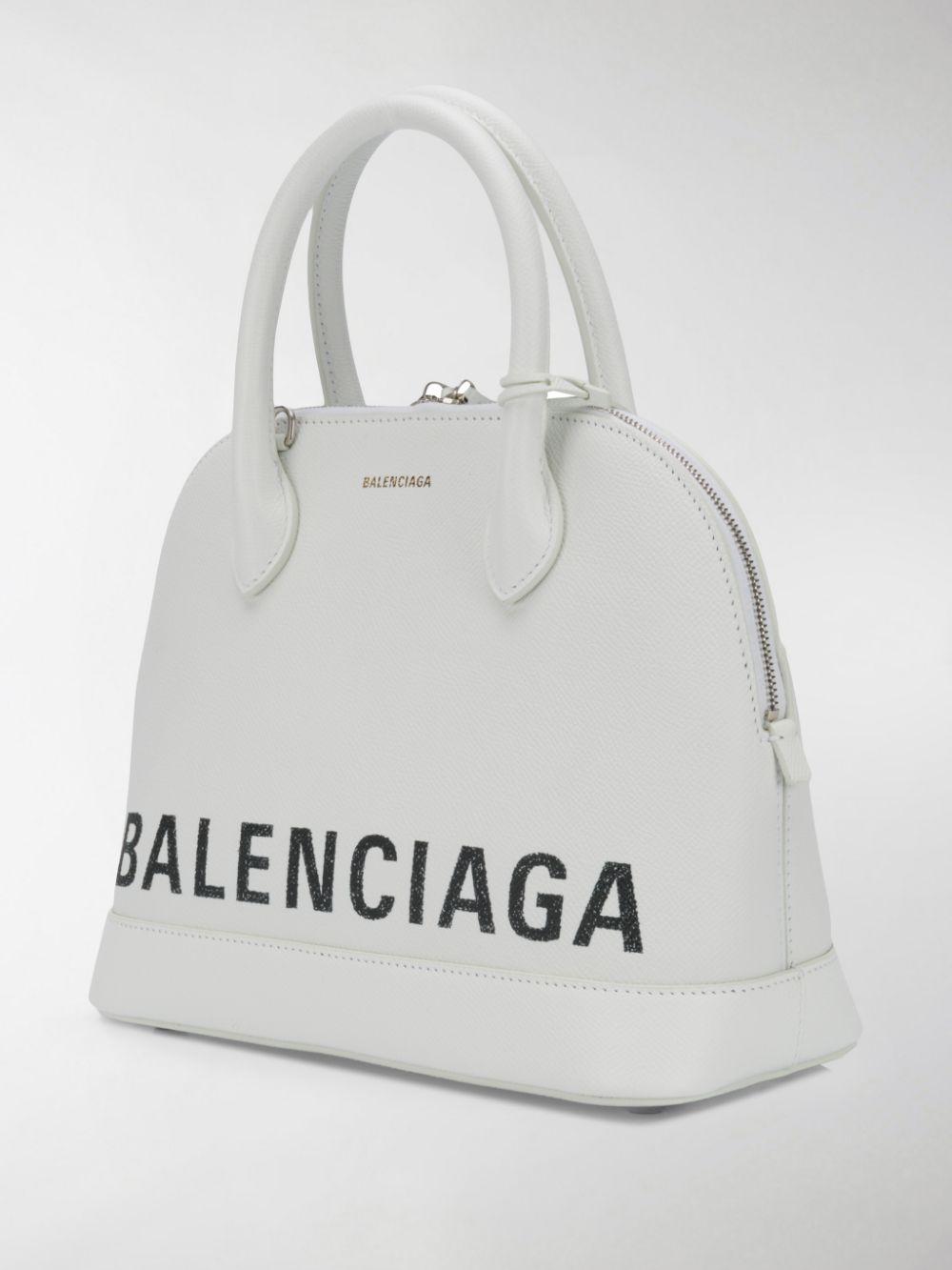 Balenciaga Ville Small Tote Bag in White - Lyst