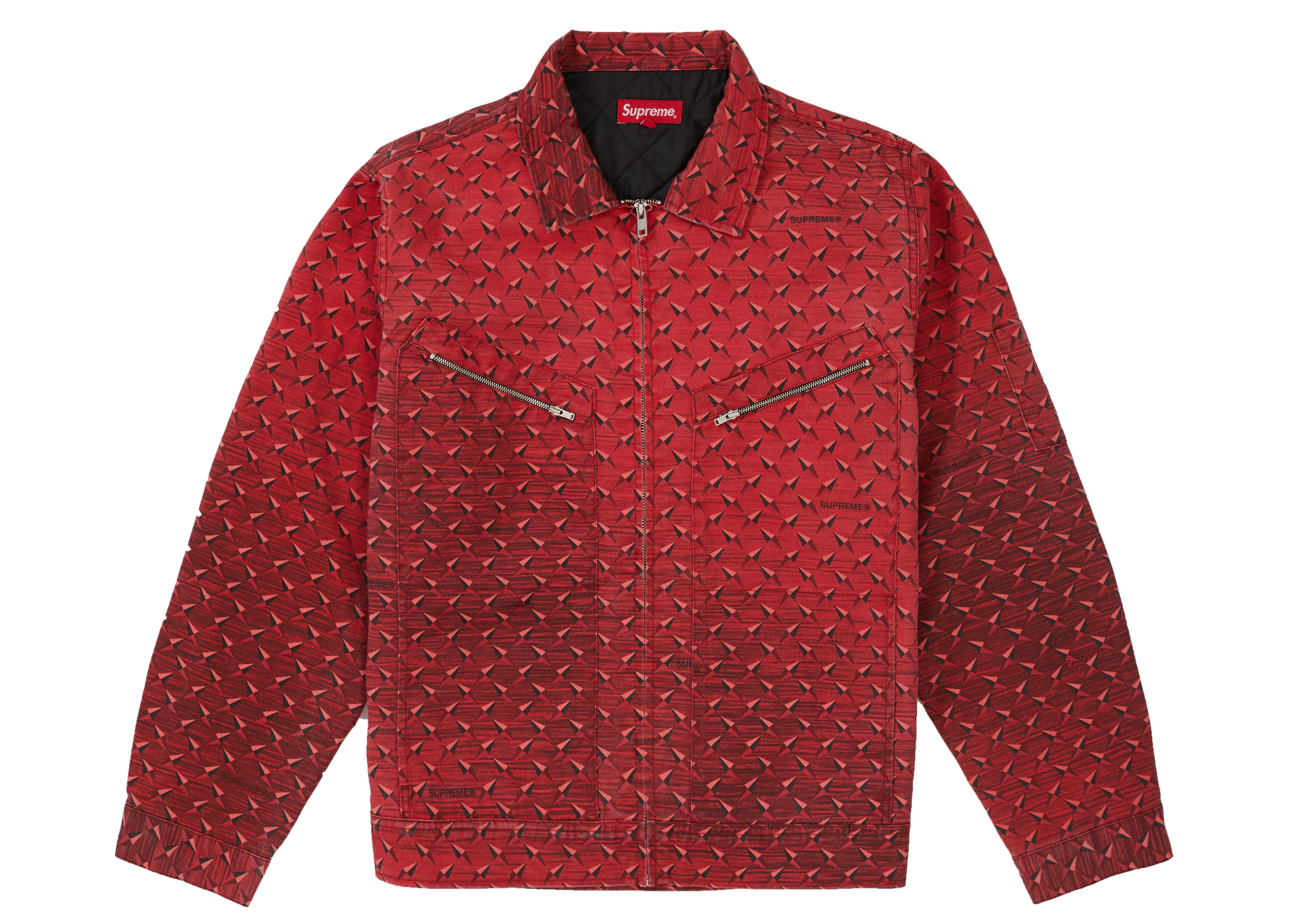 Supreme Diamond Plate Work Jacket Red in Red for Men - Lyst