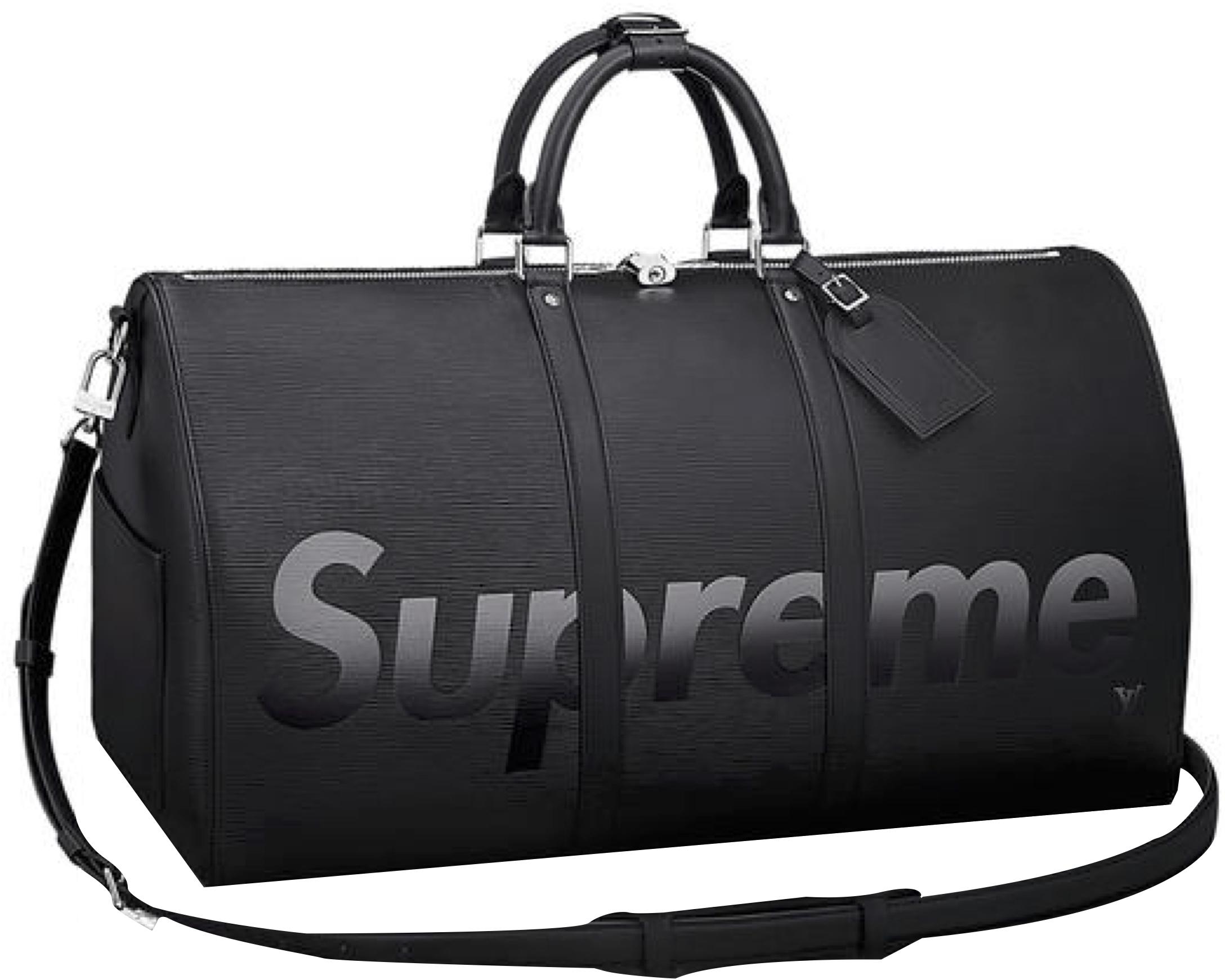 Lyst - Supreme Louis Vuitton X Keepall Bandouliere Epi 55 Black in Black