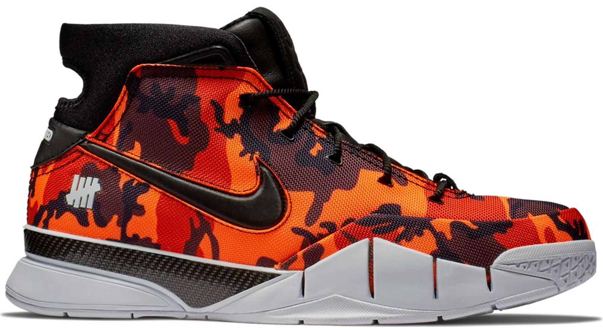 kobe 1 protro undefeated yellow camo