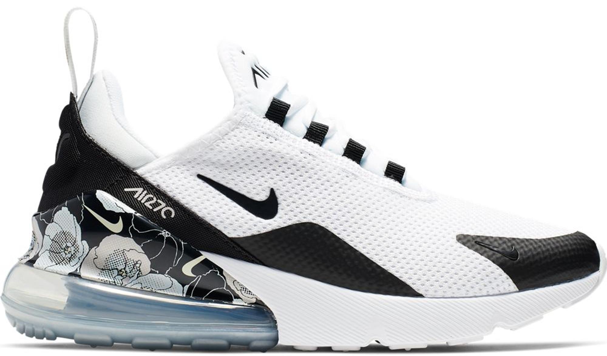 Nike Air Max 270 Floral White Black (w) - Lyst