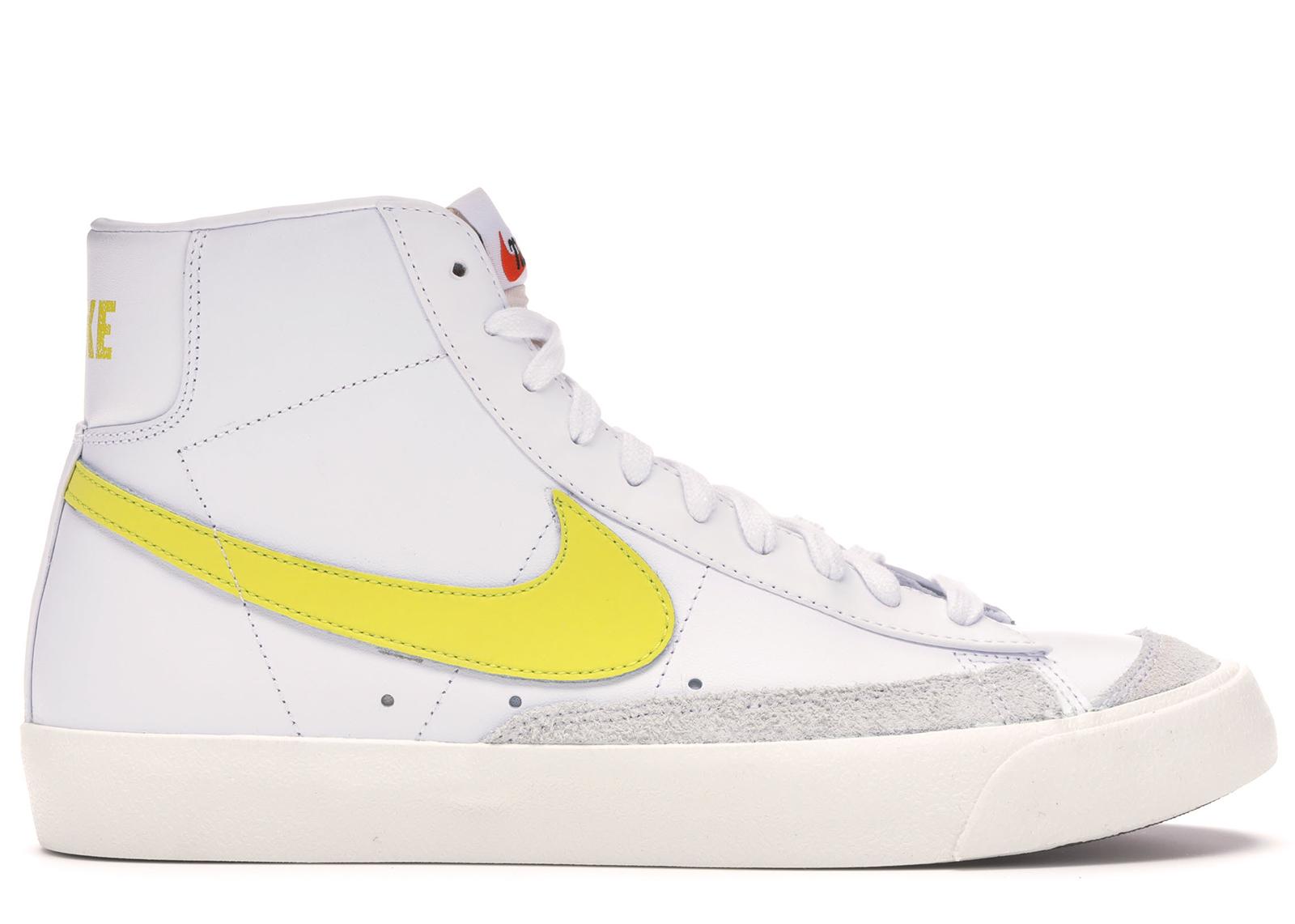 nike blazer mid 77 neon yellow