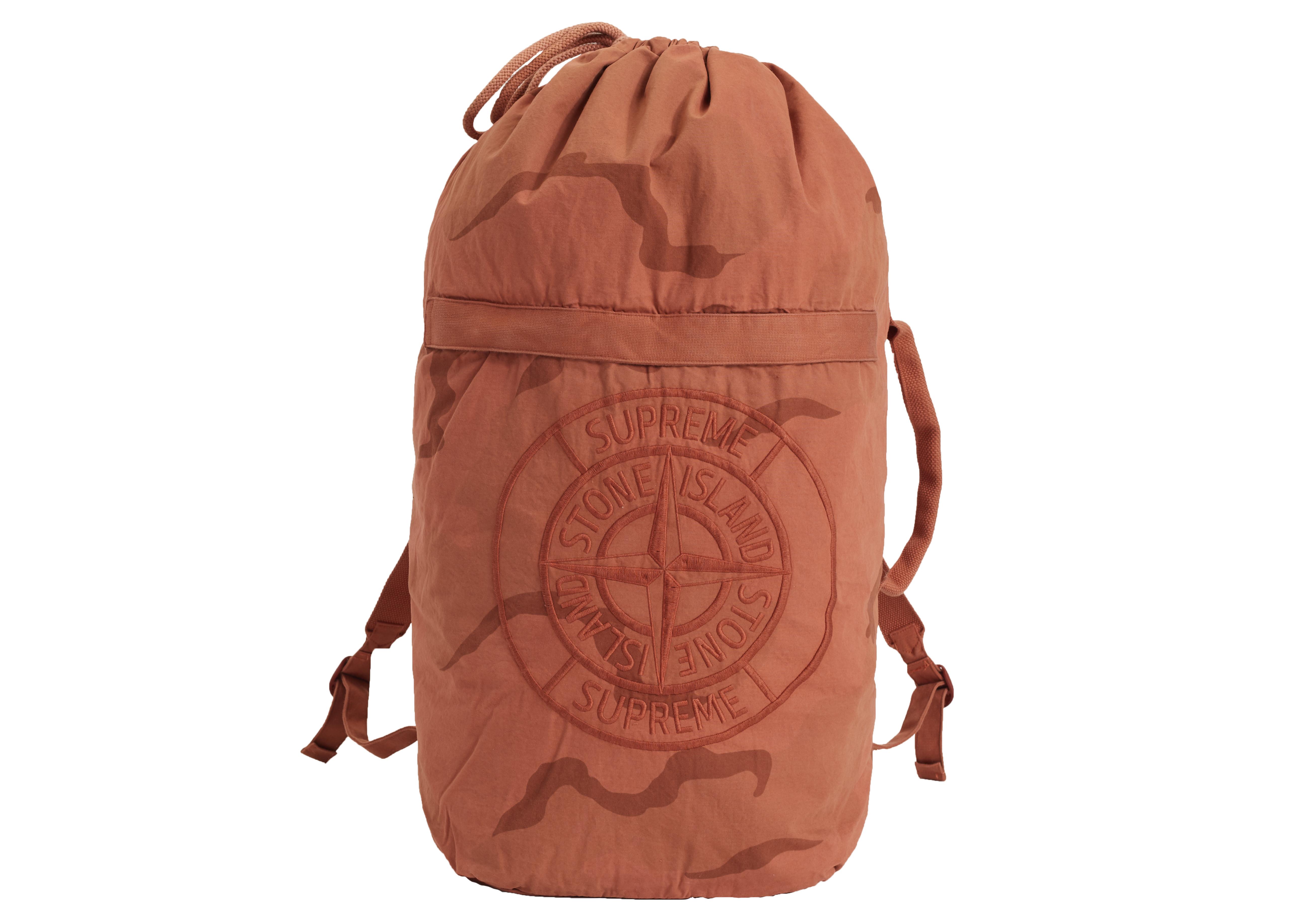 Lyst - Supreme Stone Island Camo Backpack Coral Camo in ...
