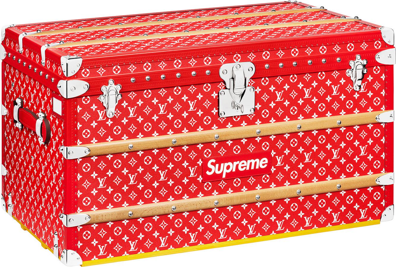 Lyst - Supreme Louis Vuitton X Malle Courrier Trunk Monogram 90 Red in Red