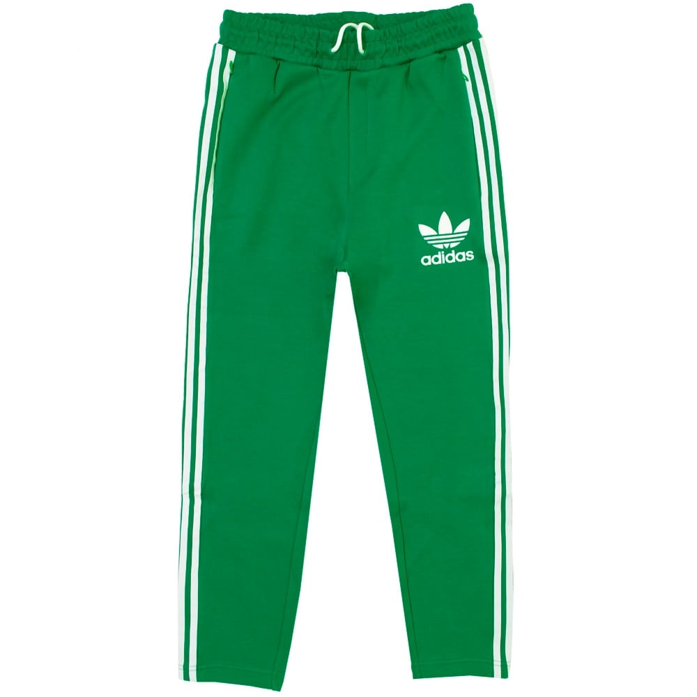 Adidas originals 7/8 Green Track Pants in Green for Men | Lyst