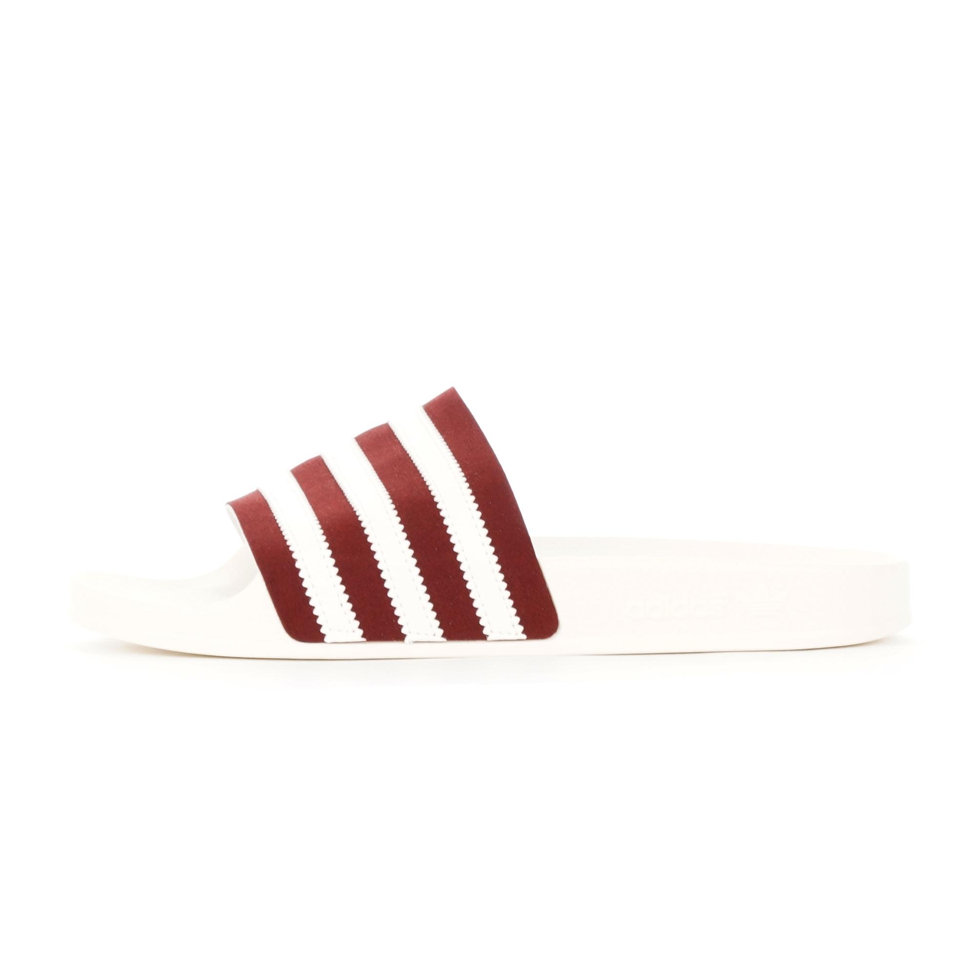 adilette collegiate burgundy