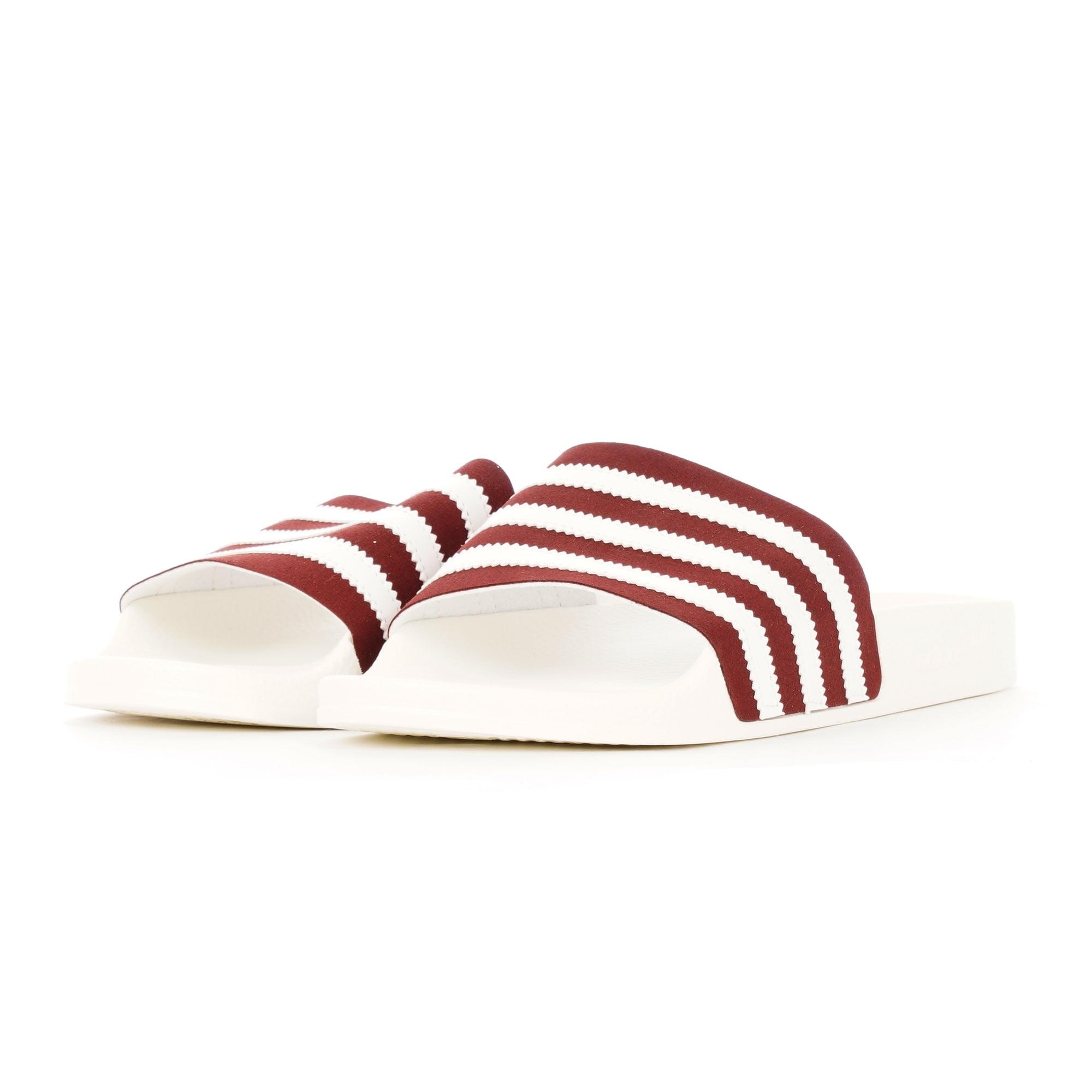 adilette collegiate burgundy