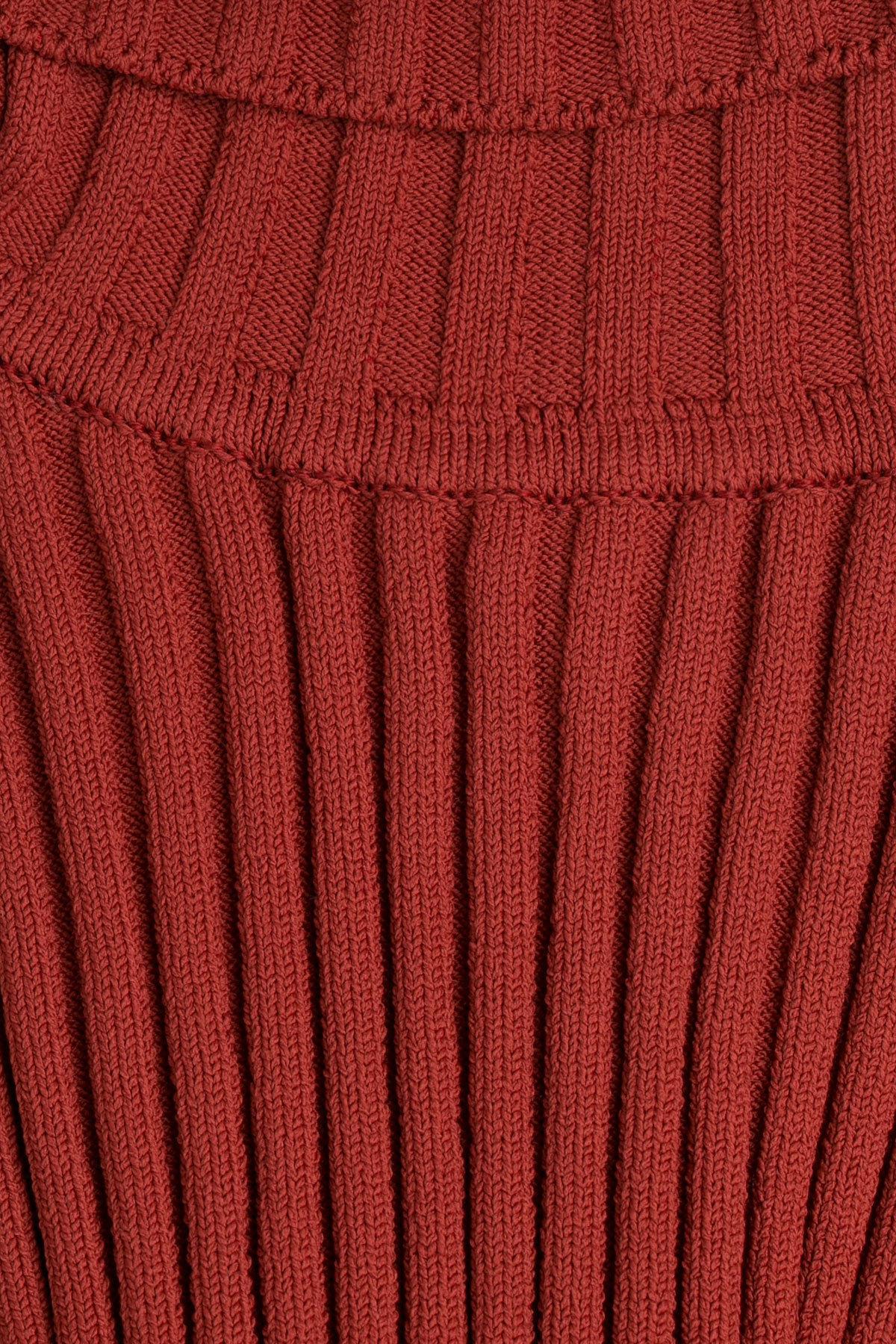 womens ssense exclusive red ribbed turtleneck