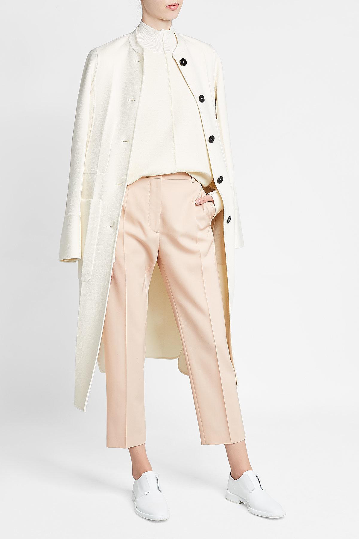 Jil Lyst Neutre Coloris Manteau En Cachemire Sander Yfv76gby