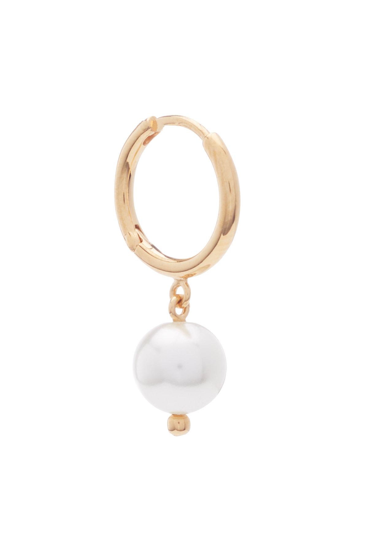 Lyst Simone Rocha Small Pearl Earrings In White Simone Rocha Women S White Small Pearl Earrings