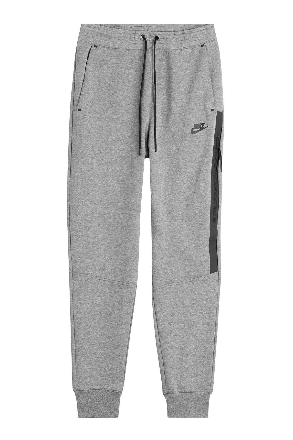 Lyst - Nike Cotton Blend Sweatpants in Gray