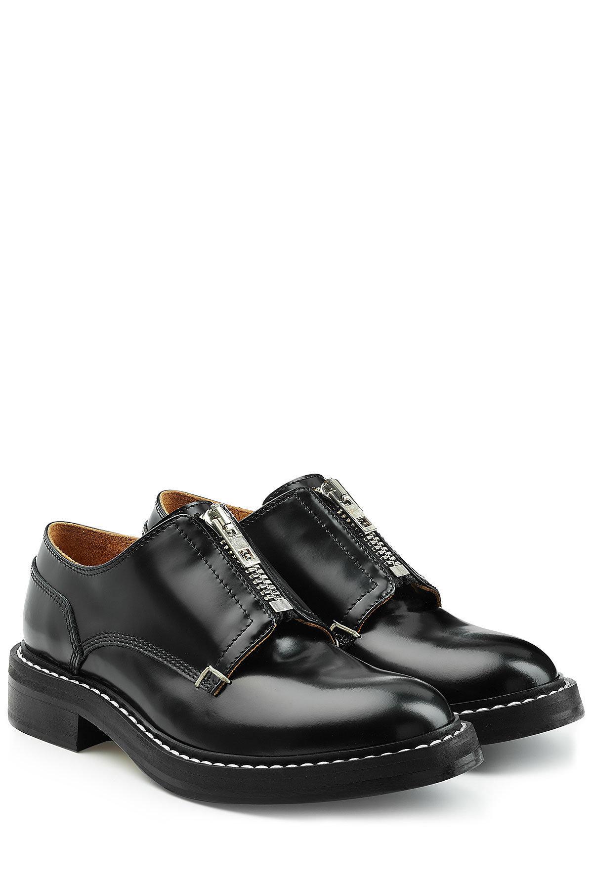 Lyst - Rag & Bone Leather Shoes With Zippers in Black