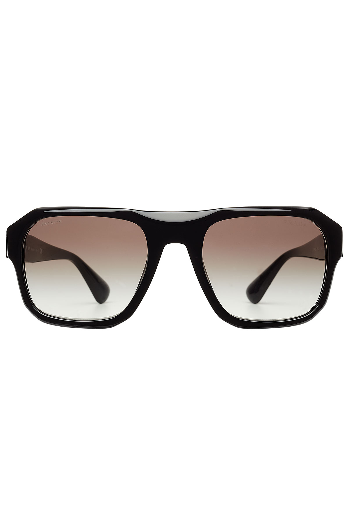 prada square acetate sunglasses black in black for prada square acetate sunglasses black in black for