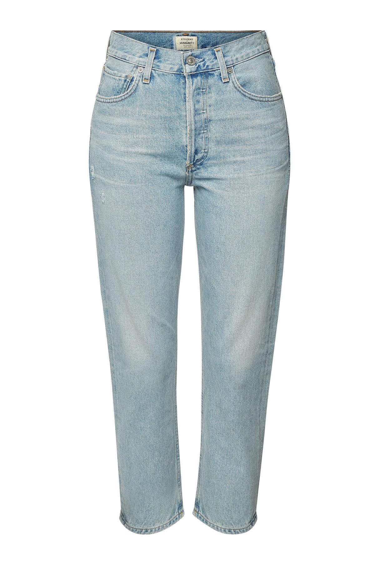 Lyst - Citizens of Humanity Charlotte Cropped Straight Leg Jeans in Blue