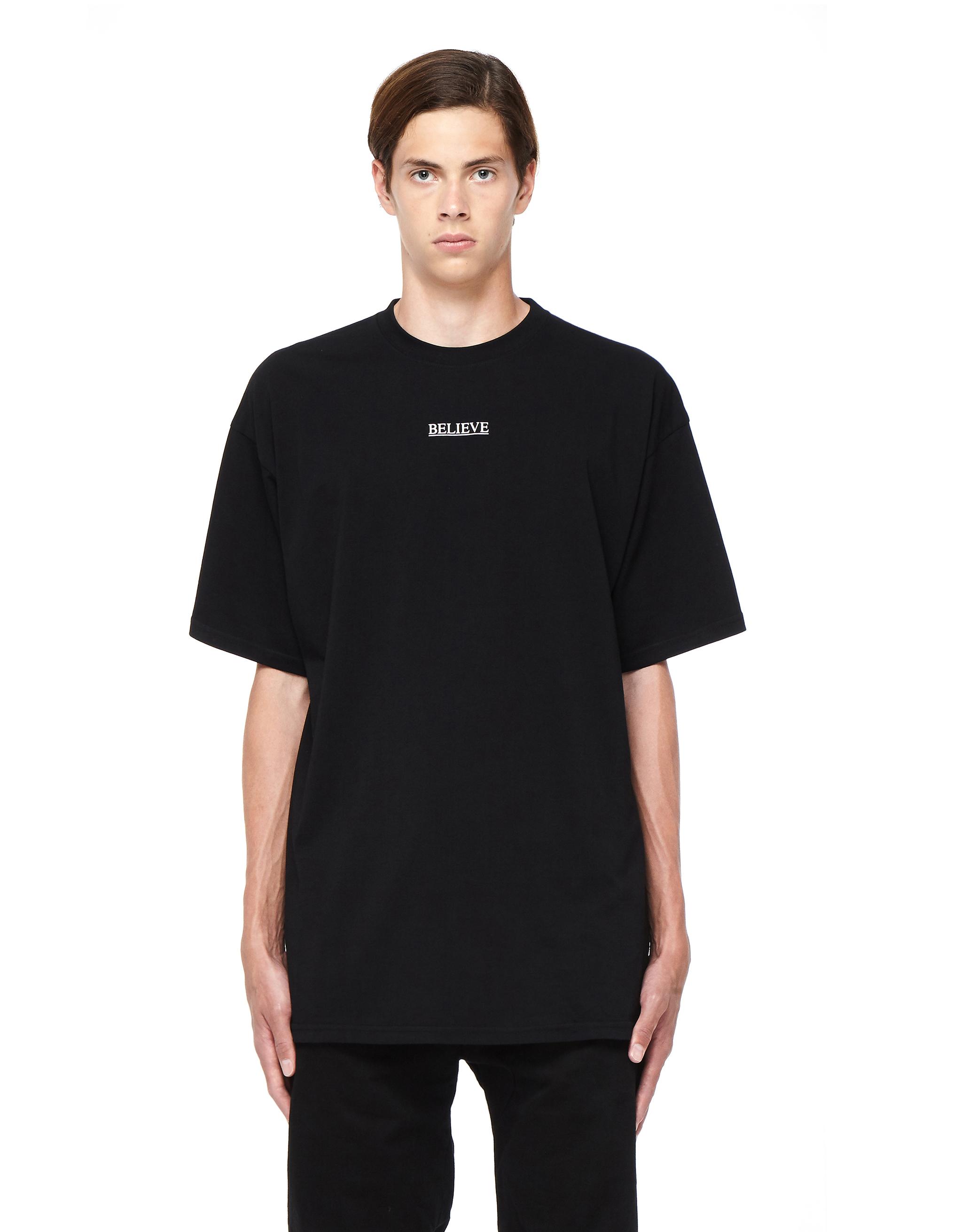  Balenciaga  Cotton T  shirt  in Black for Men Lyst