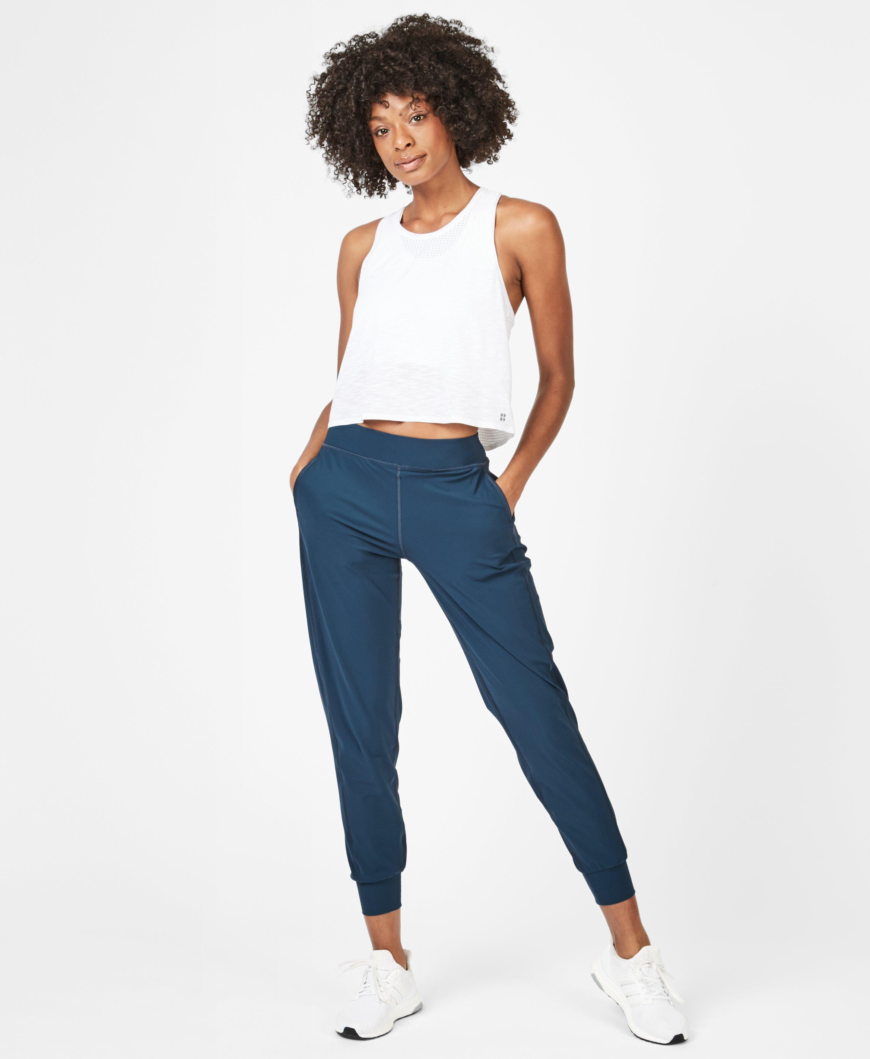 Sweaty Betty Garudasana Lightweight Yoga Pants in Blue Lyst