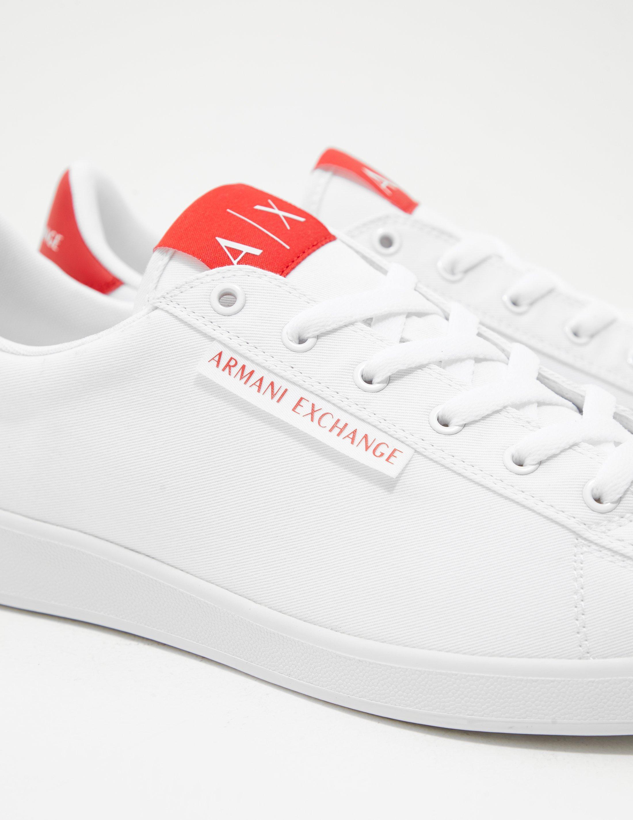 cheap white canvas trainers
