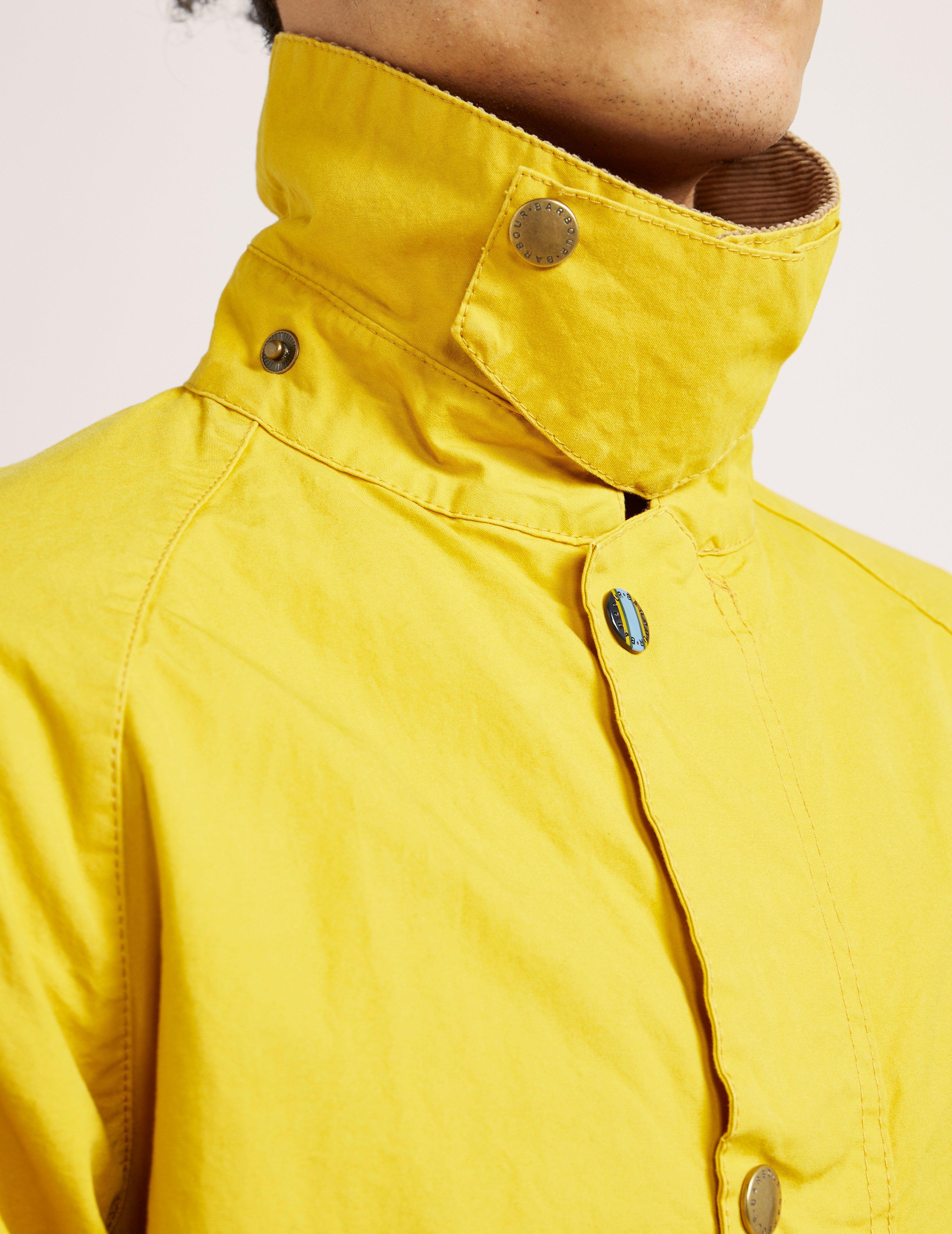 Barbour Bedale Jacket in Yellow for Men - Lyst