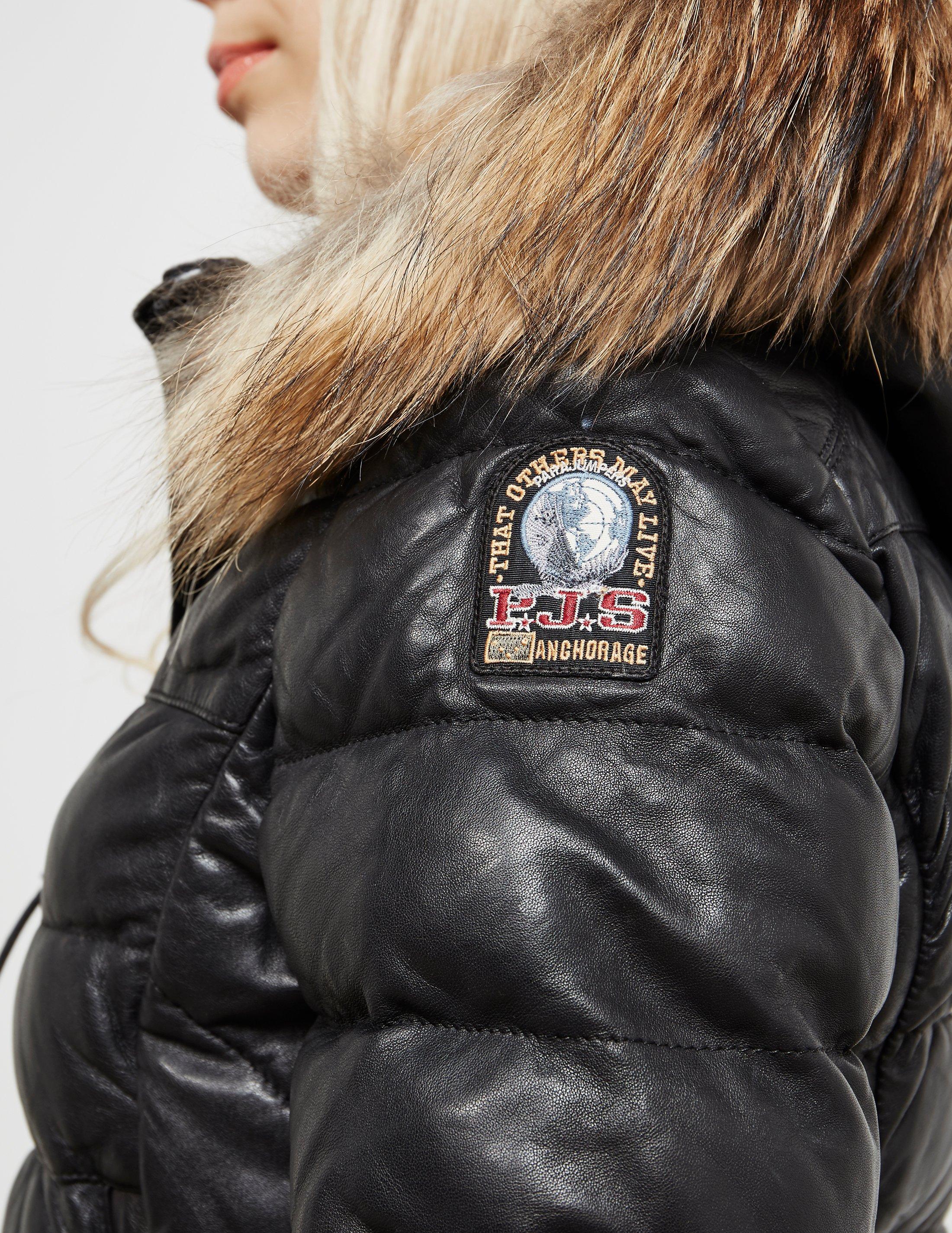 parajumpers demi leather womens parka parajumpers demi leather womens parka