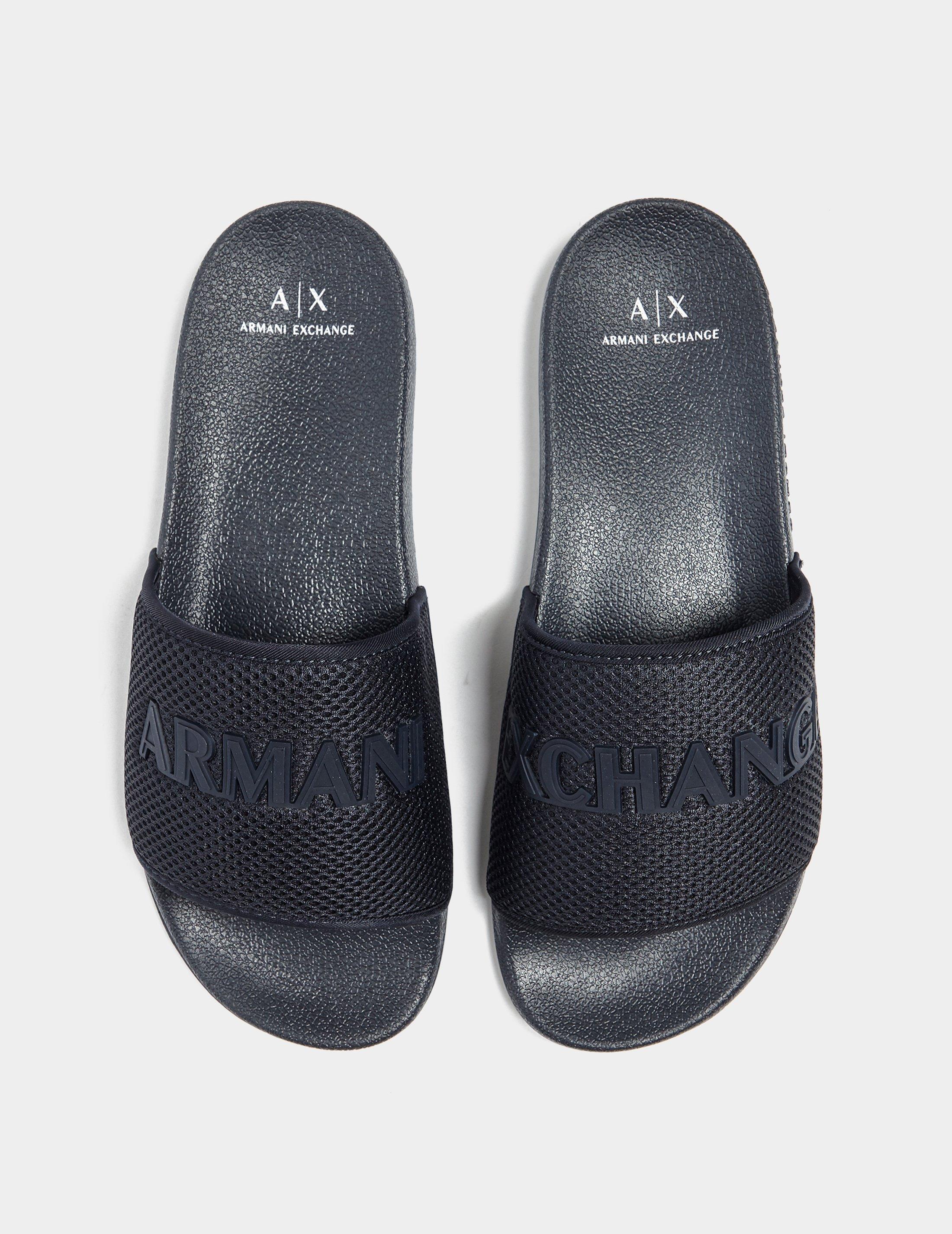 armani exchange sandals mens