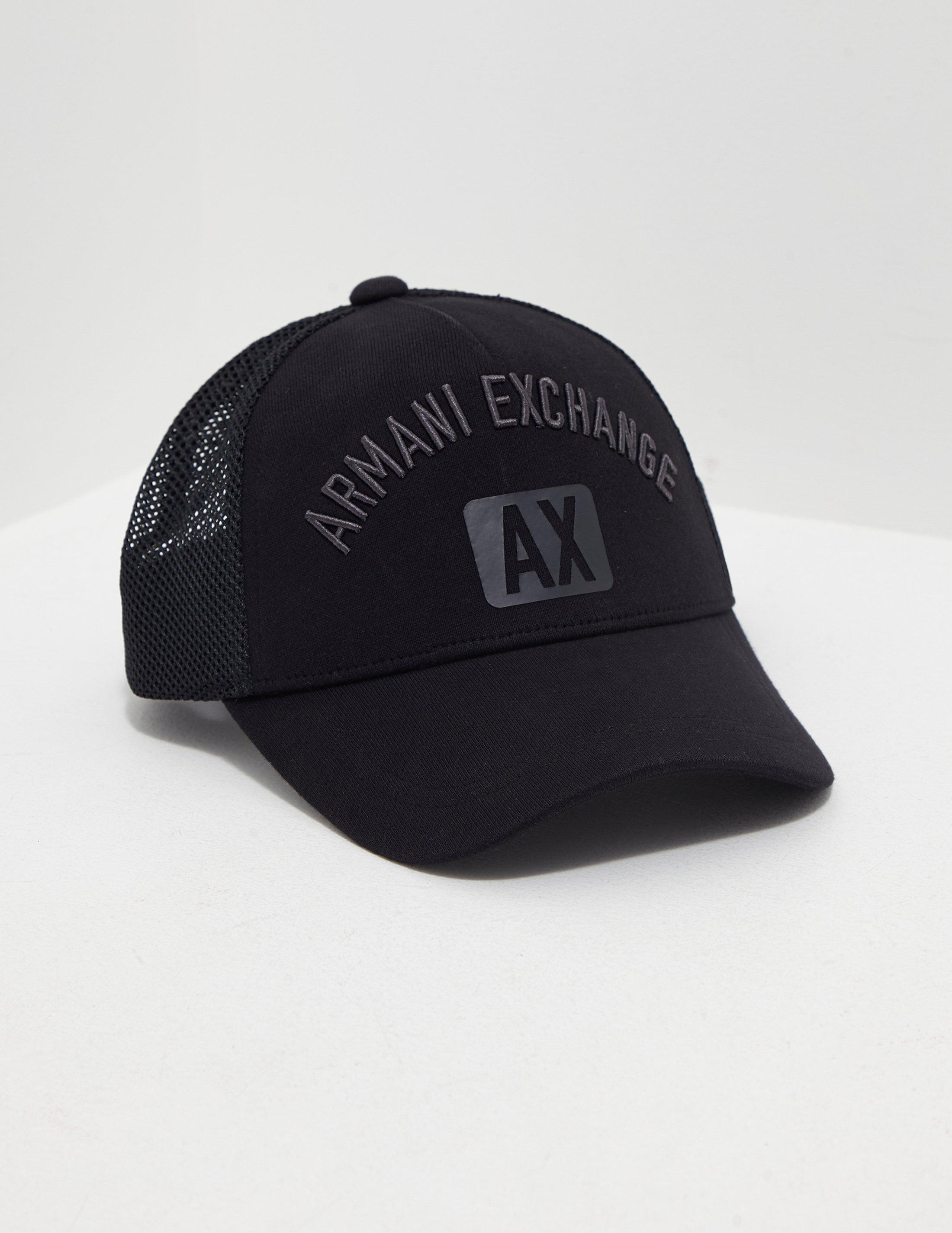 armani exchange 5 panel cap