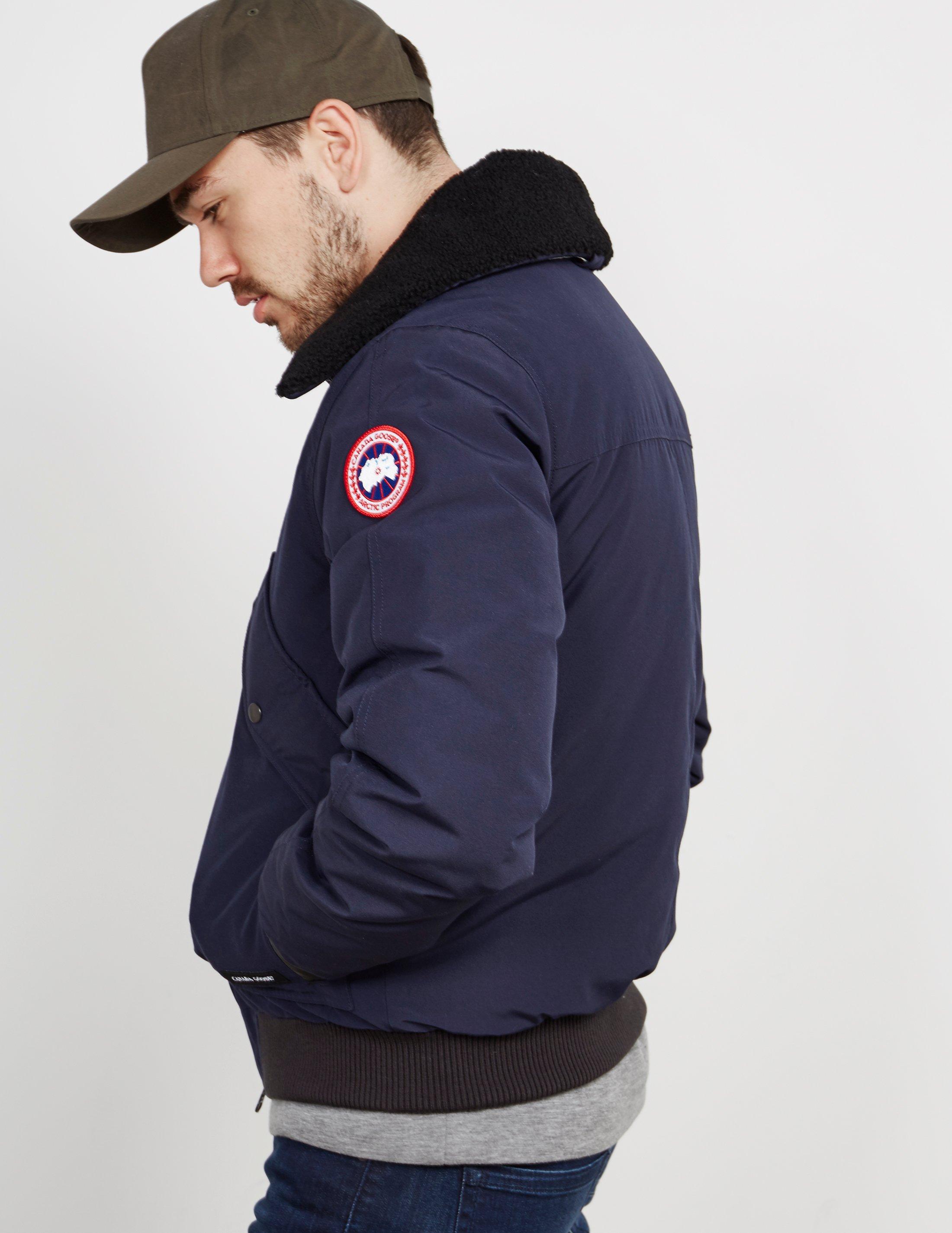 Lyst Canada Goose Mens Bromley Padded Bomber Jacket Online