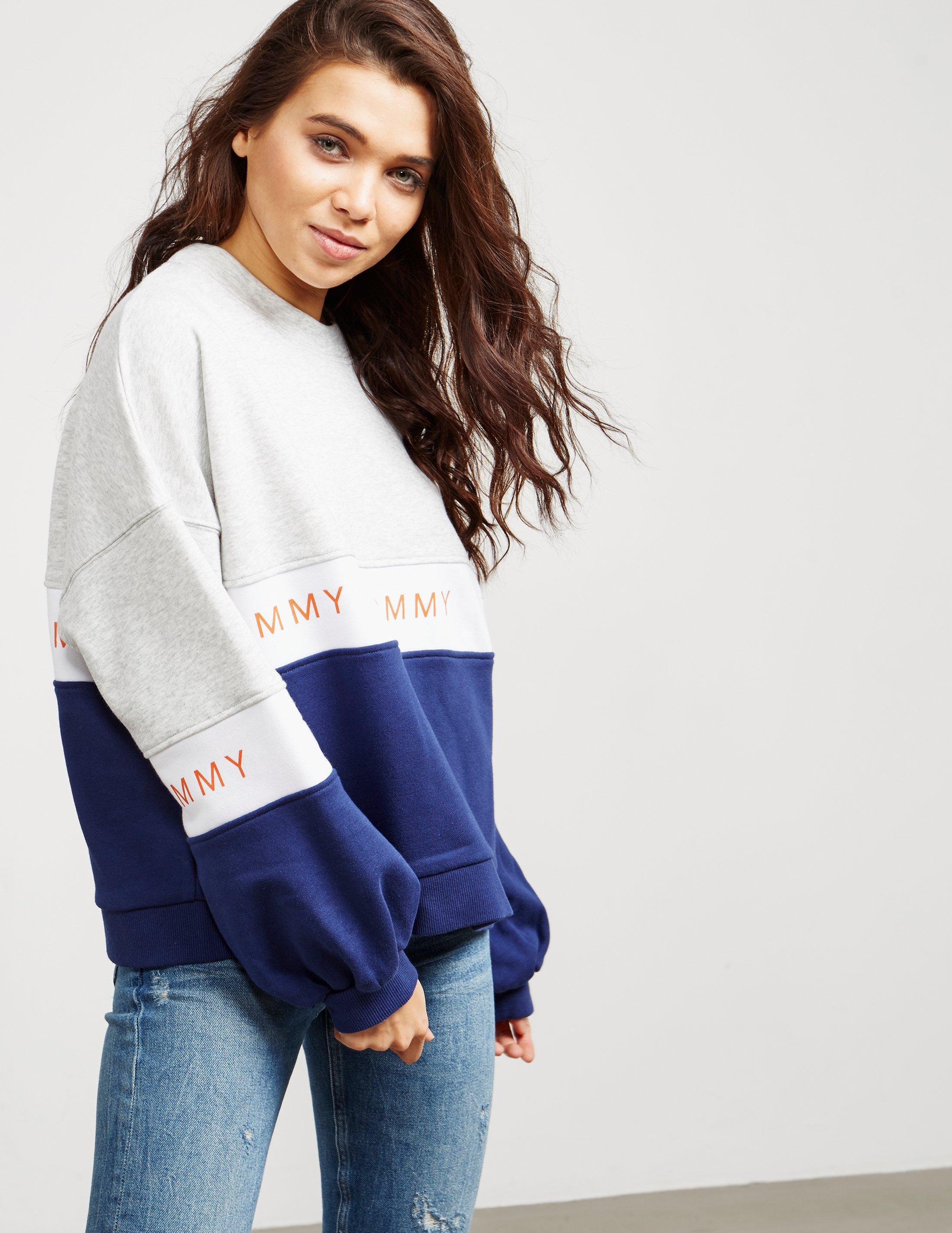 tommy hilfiger long sweatshirt