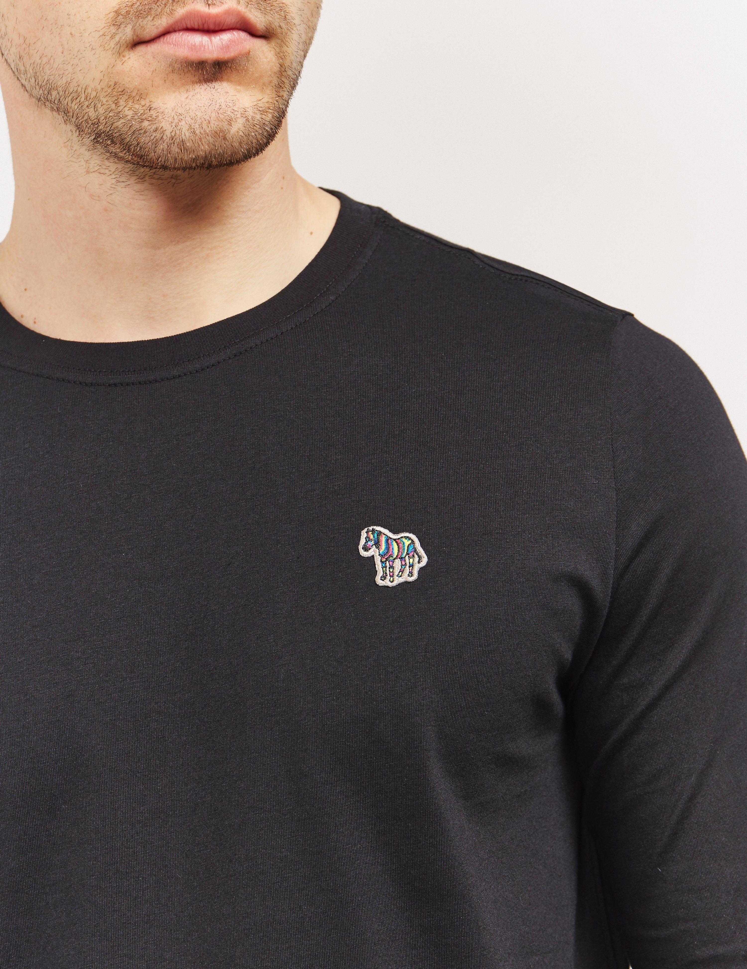 Lyst - Paul Smith Zebra Long Sleeve T-shirt in Black for Men
